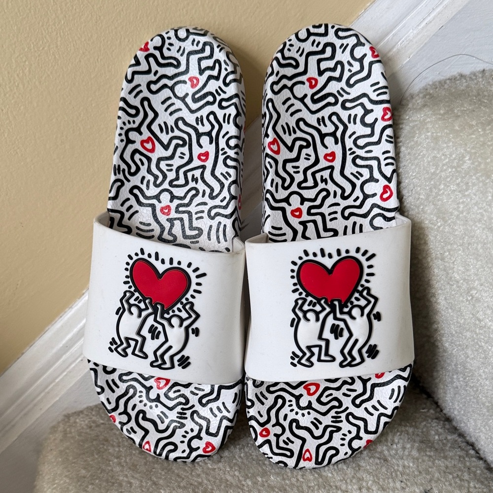 Brand New Keith Haring Slider Slippers
